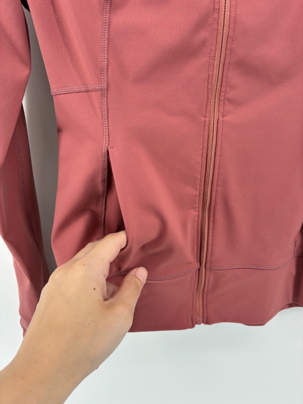 Lole Pink Casual Jacket with Collared Neckline - Picture 2 of 11
